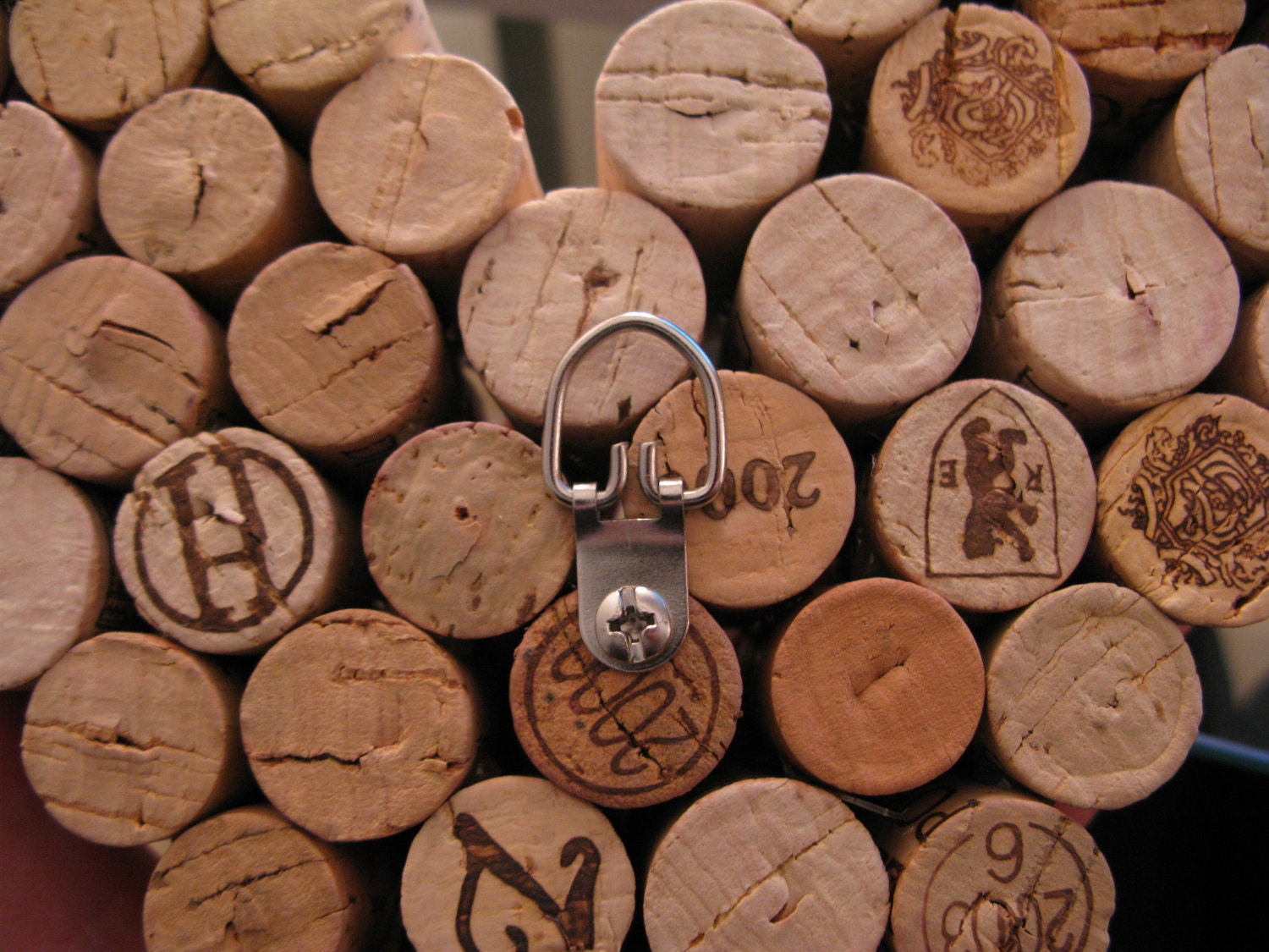 CUSTOM Wine Cork Heart Ombre Wall Hanging Decor