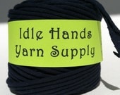 Navy Blue T Shirt Yarn  34.5 Yards 4 WPI