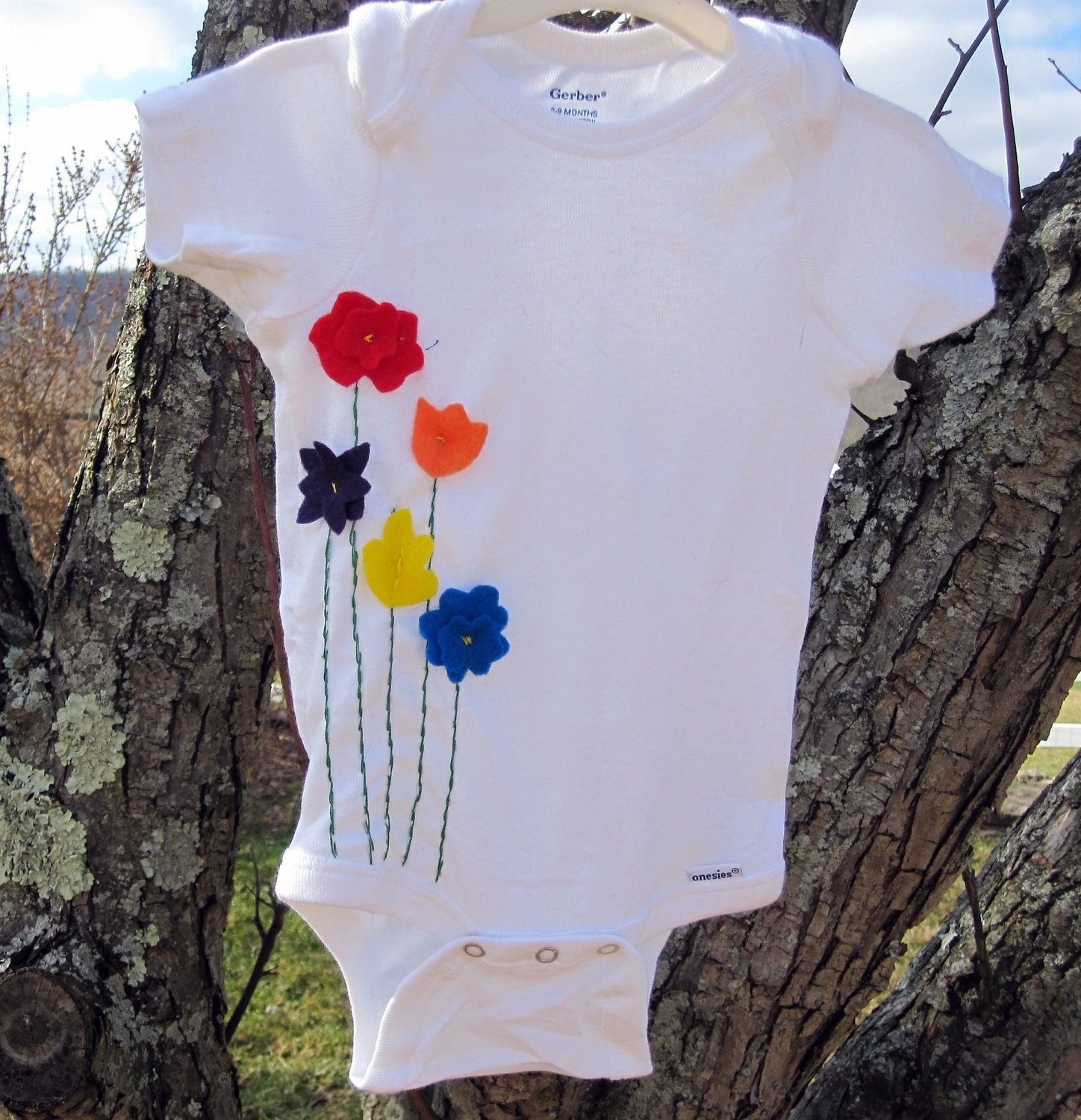 Flower Garden Onesie