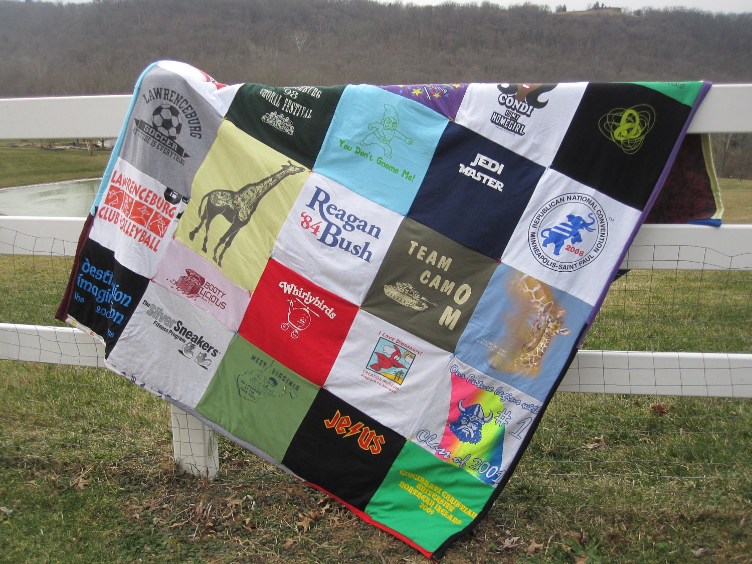 Custom Made T-Shirt Quilt