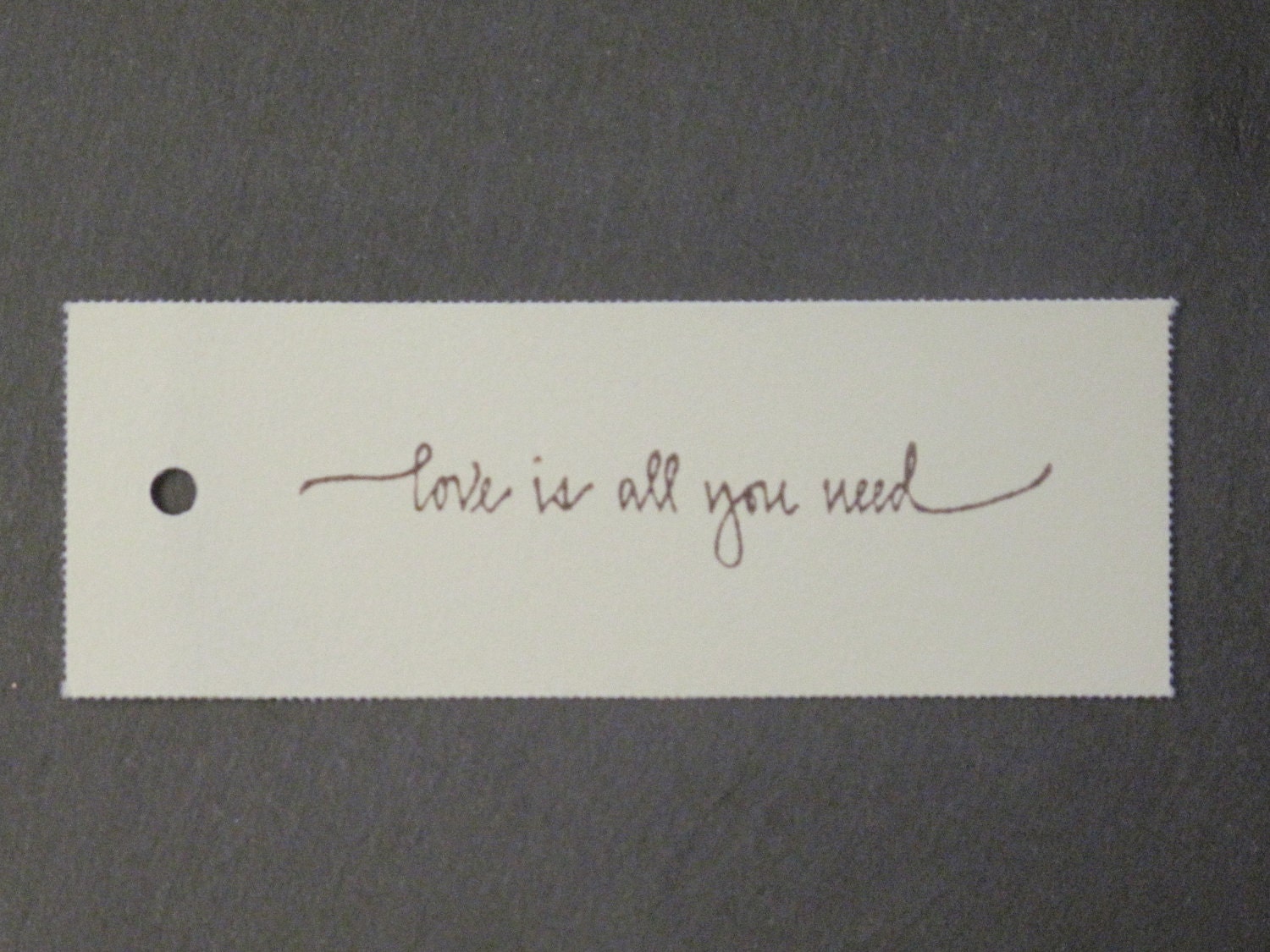 SALE - (10 count) Love is All You Need Favor Tags, Custom Orders & Discounts Available