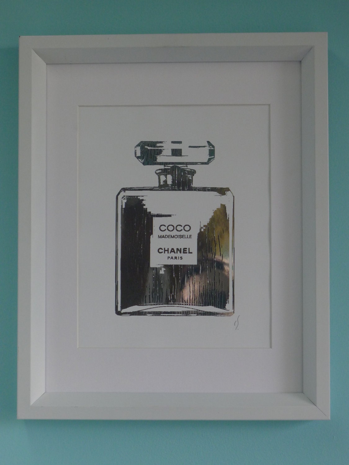 Coco Chanel Perfume Bottle Sterling Silver