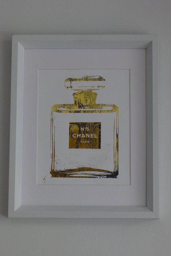 Chanel No. 5 Perfume Bottle 24K Gold