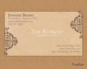 Vintage Old Paper Business Card Design