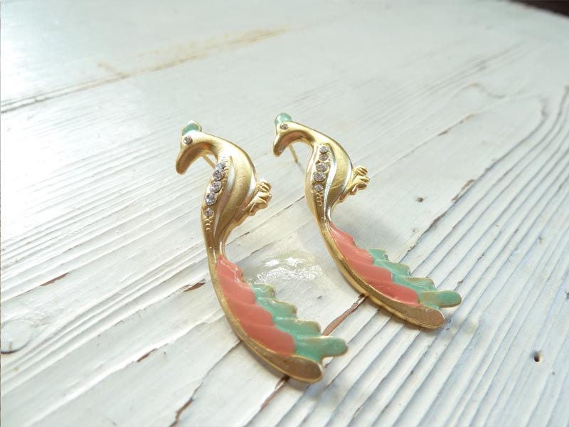 Bird of Paradise earrings