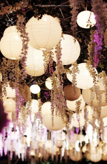12 Paper Lanterns White - Wedding, Party, Nursery  Decor