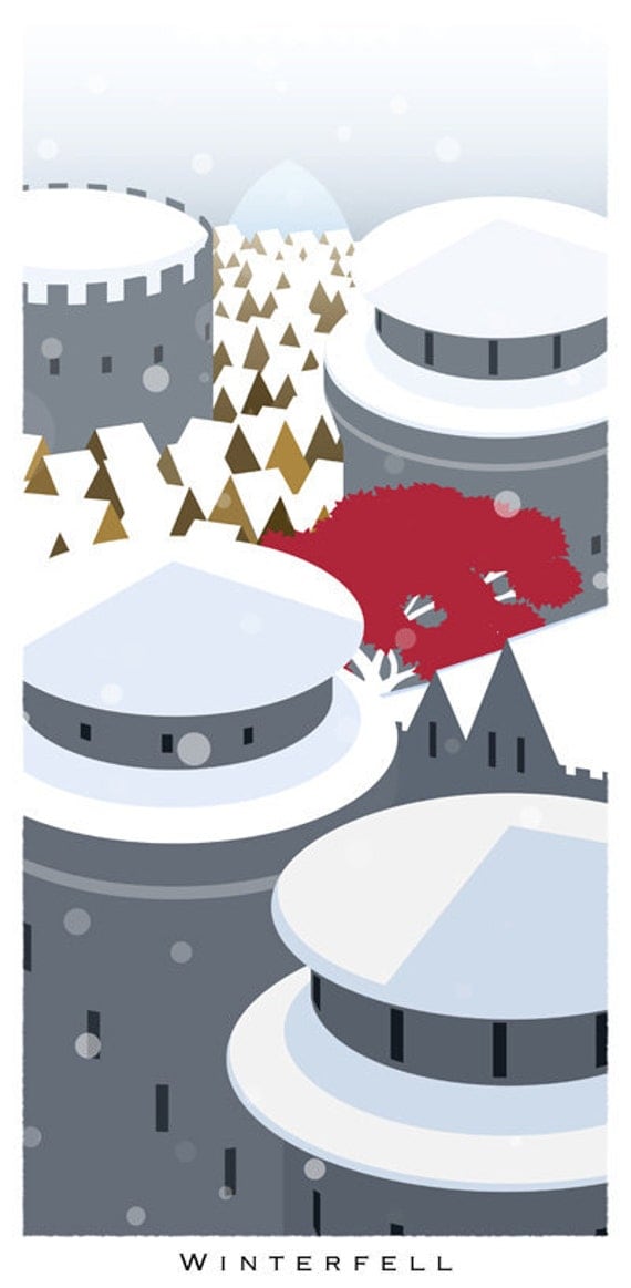 WInterfell - Game of Thrones Prints Series