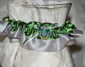 Custom Potter House Themed Wedding Garter or Costume Garter