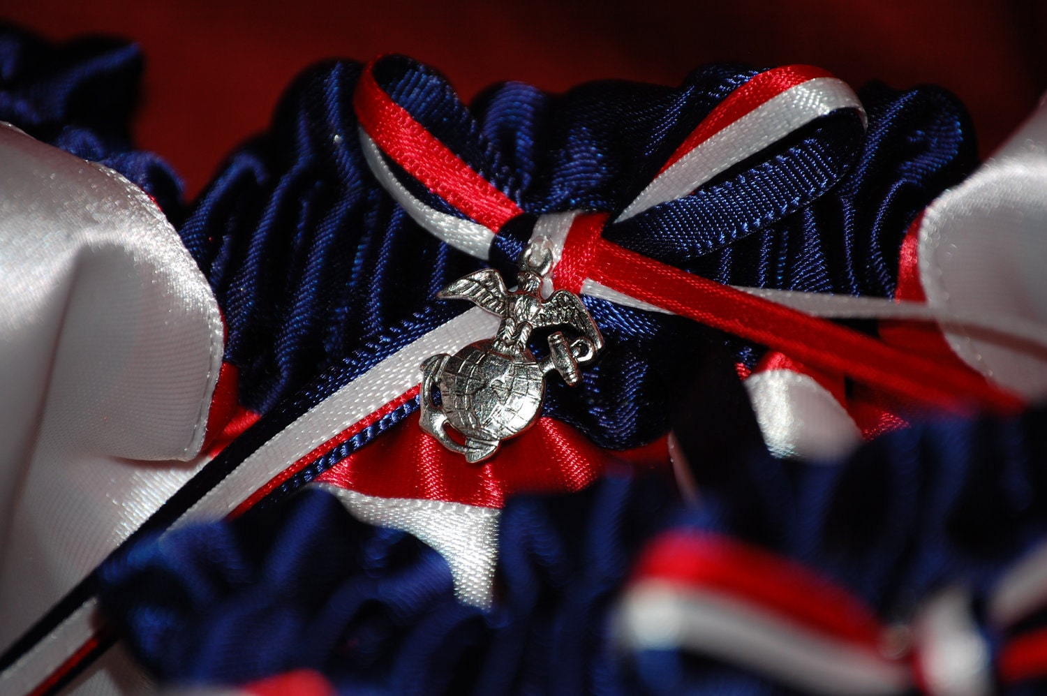 Custom Military, Emergency Responders, or Medical Personnel Bridal Garter