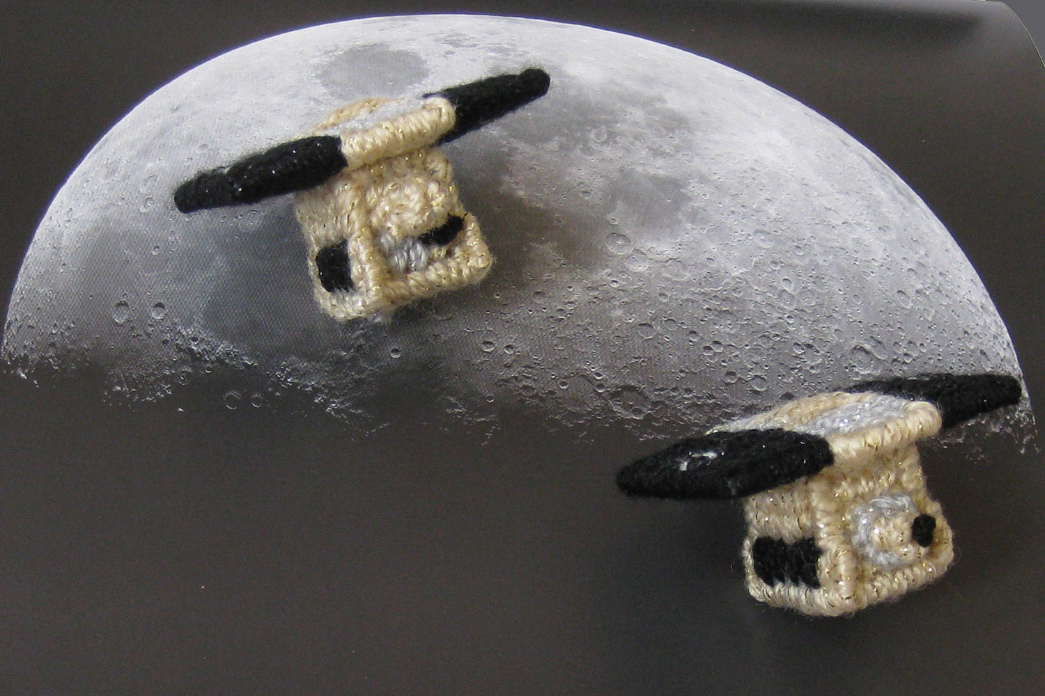 GRAIL Spacecraft plastic canvas KIT & PATTERN (Free domestic shipping)