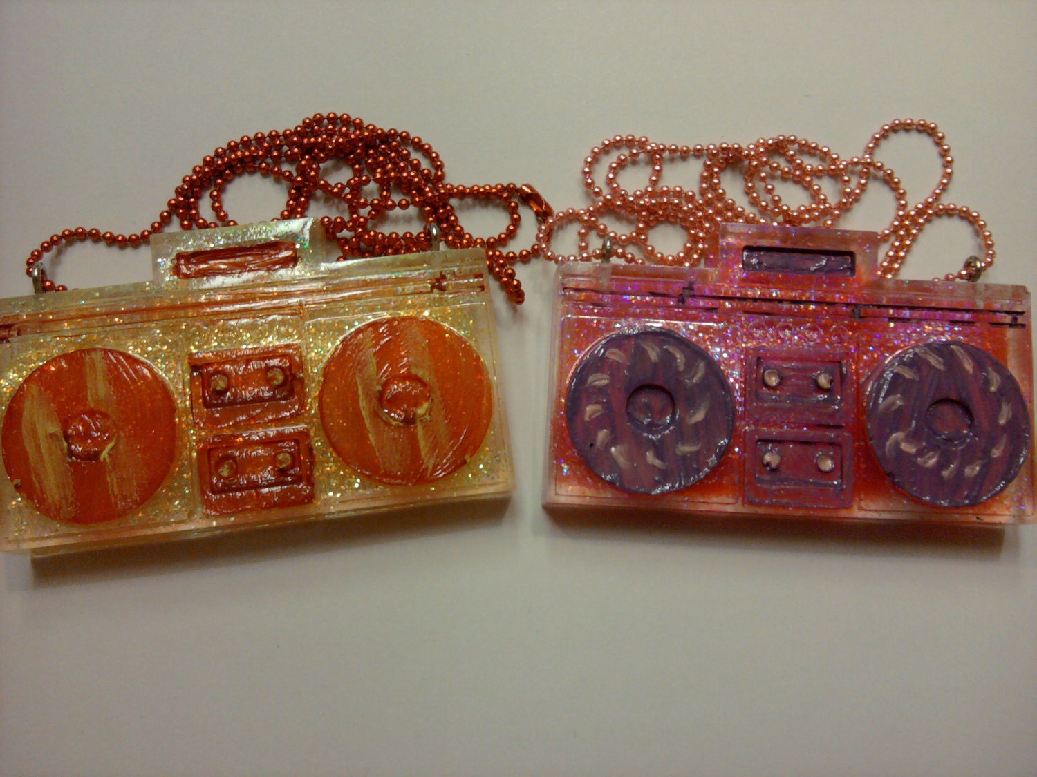 SALE Totally 80s Boombox Necklace