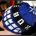 Knit Doctor Who Tardis Inspired Hat -- Newborn, Infant, Toddler -- Baby Clothing -- Sci-Fi Geek -- Handmade, Unisex, Washable