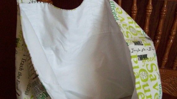 Market bag - Heavy cotton - Eco green themed
