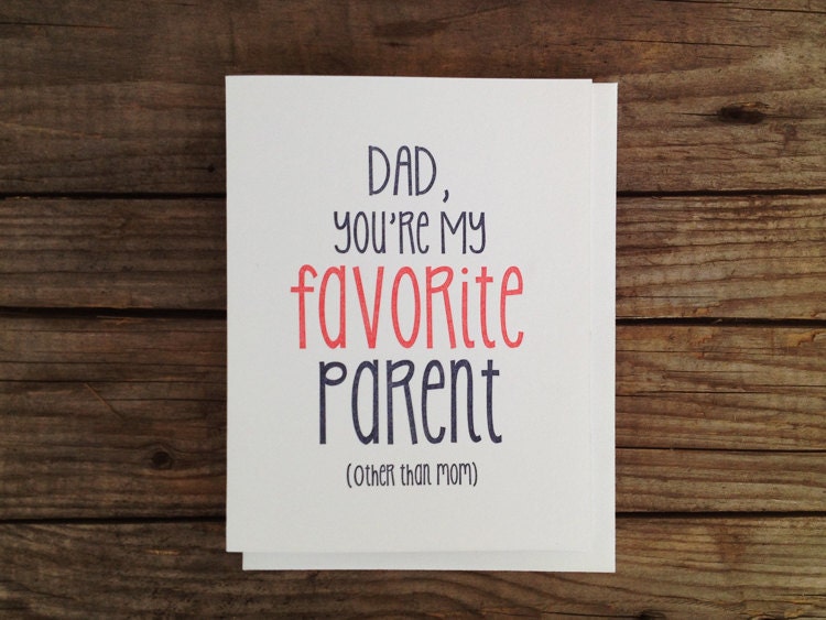 Father's Day Card - My Favorite Parent