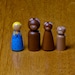 The Three Bears Wooden Peg Doll Set