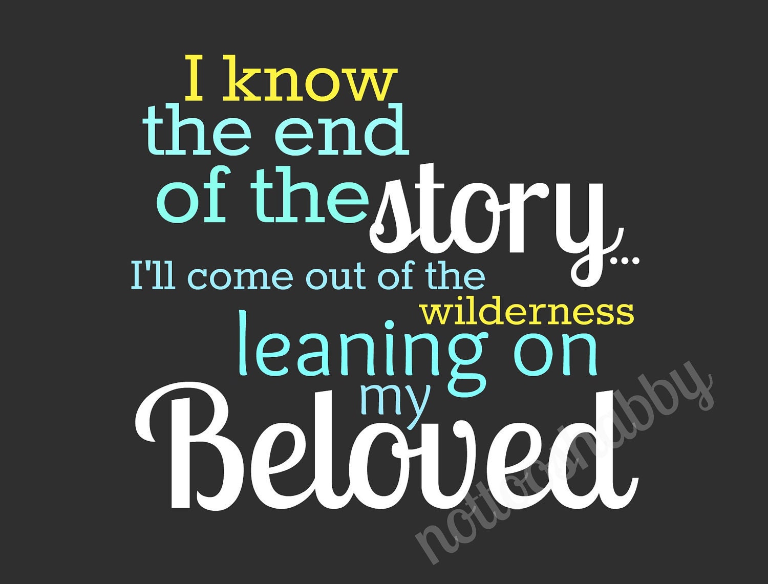 Scripture Print- Story