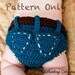 Instant Download PDF Denim Diaper Cover Crochet Pattern