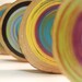 Painted Coasters made from reclaimed wood- set of 5     (1001-35-5)