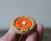 Handmade Pie Polymer Clay Magnet - Available in Three Flavors