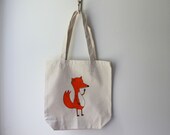 Fox Tote by Cuddles and Rage
