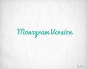 Logo Design Extra Monogram Version