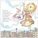 Goose, Lion, Monkey in a Rowboat in Brooklyn Illustration with Watercolor
