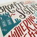 The Bronte Sisters bibliography print (12,60 x 18,10)