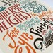 The Bronte Sisters bibliography print (12,60 x 18,10)