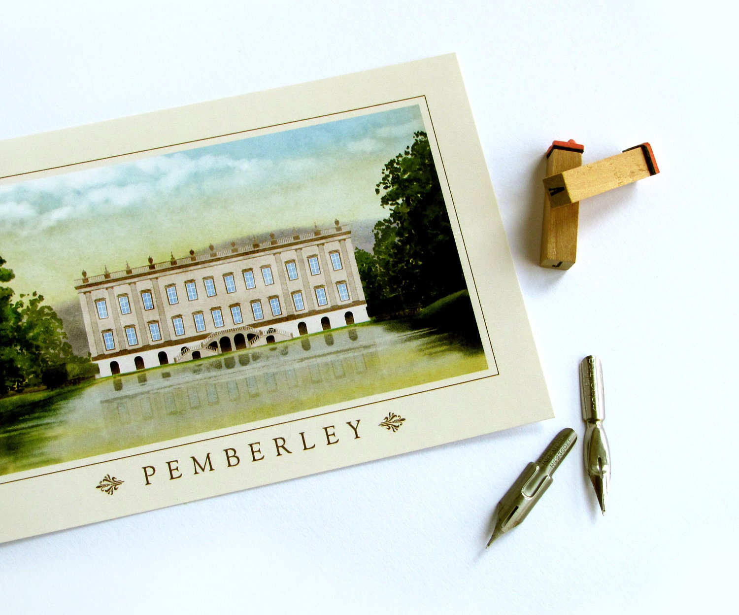 Jane Austen - Pride and Prejudice Pemberley postcards (set of 5)