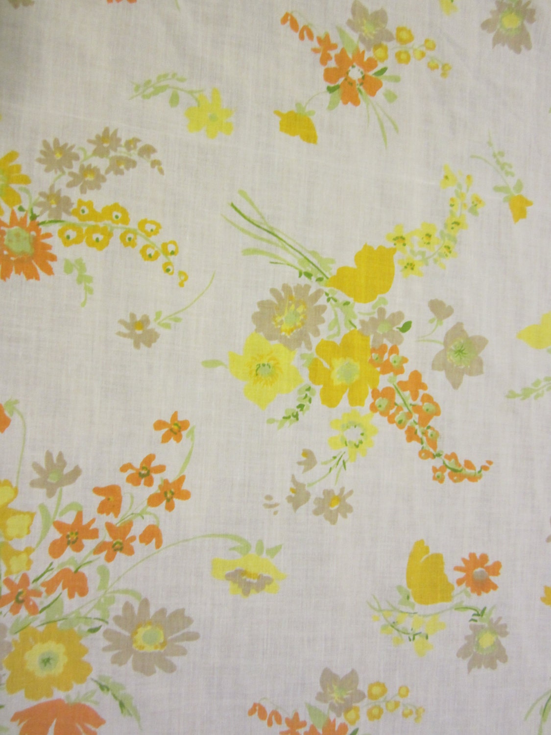 SALE - Spring Flowers - Fitted Twin Size