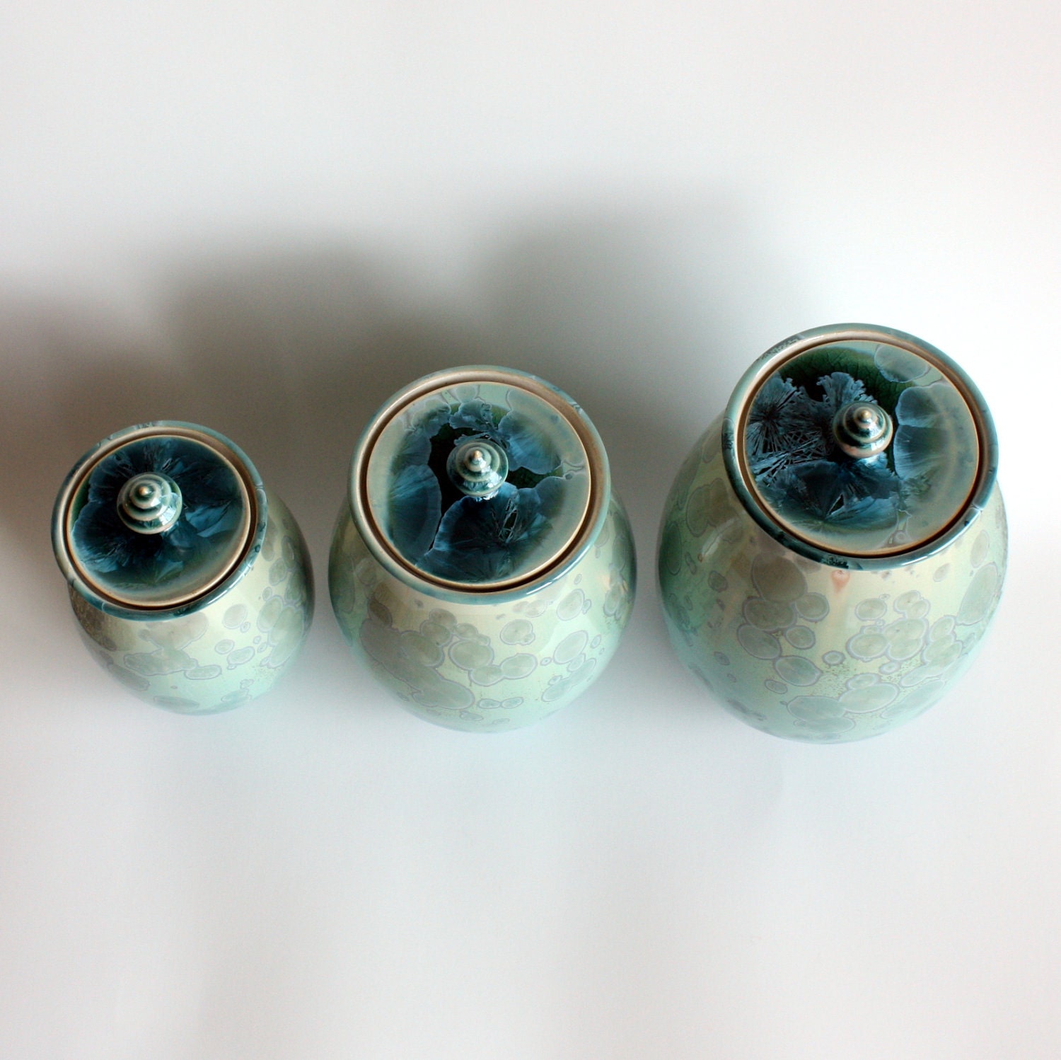 Canister Set in Aqua