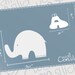 Baby Nursery Wall Decal - Elephant Wall Decal - Elephant Alphabet Decal, Nursery Wall Sticker, Large: 71" high and 35" wide -as shown- W040
