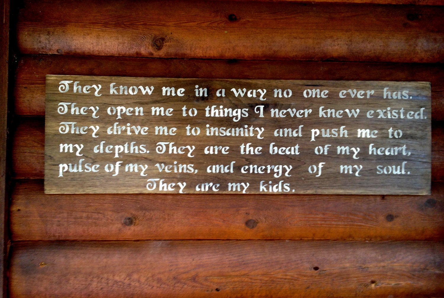 A Mother's Song // Rustic home decor, Mother's Day Gift
