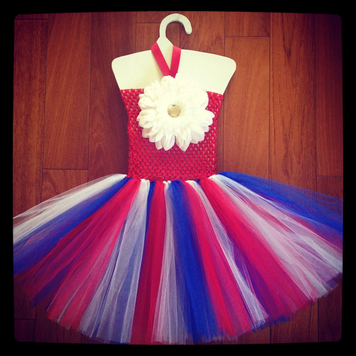 Red, White, & Blue Tutu Dress