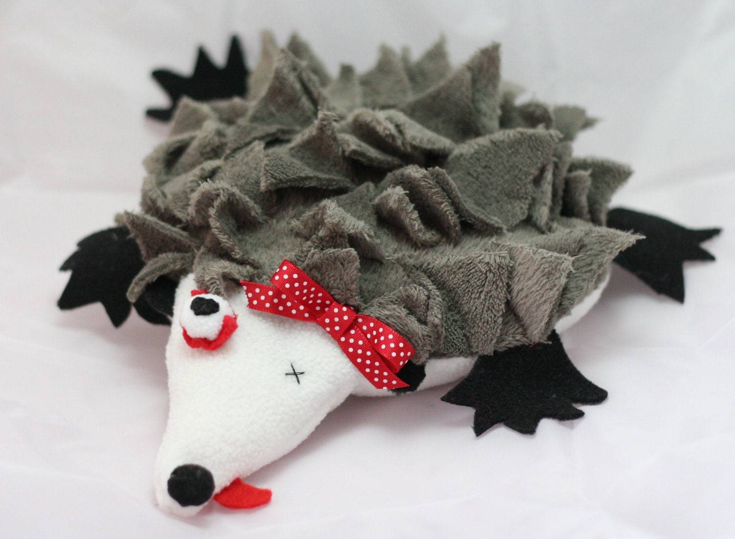 Roadkill hedgehog plush