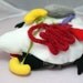 Roadkill hedgehog plush