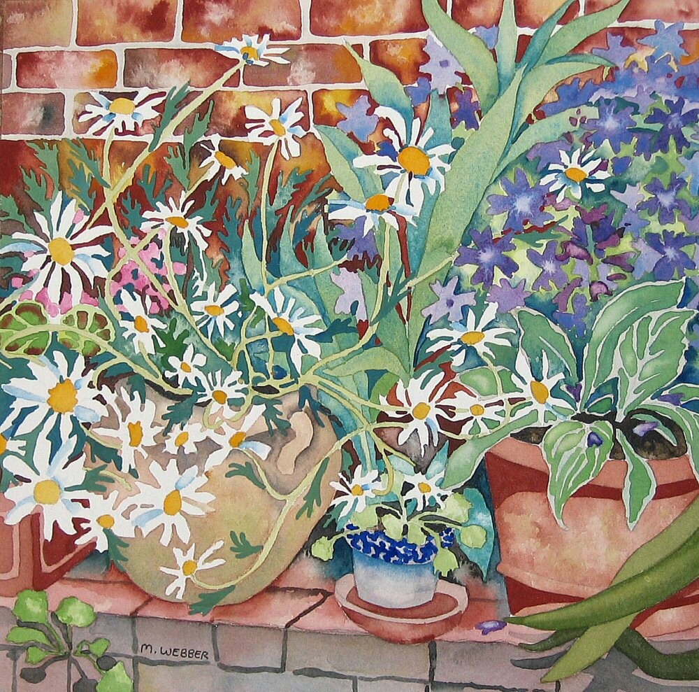 Cottage Garden Painting