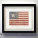 Texas Revolution Lone Star and Stripes Flag Print
