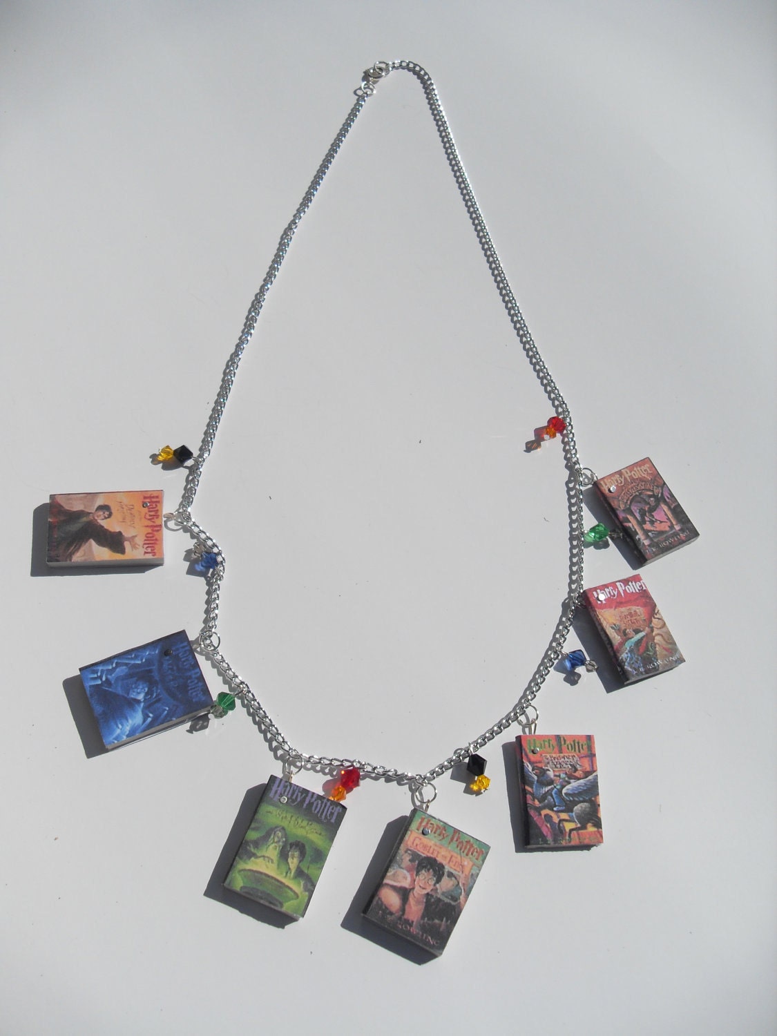Miniature Book Charms - Harry Potter series, US version - 7 books total