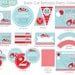 Race Car Birthday Party Decorations & Invitation - PRINTABLE