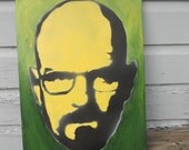 Walter White- Heisenberg (Breaking Bad) canvas painting 16x20