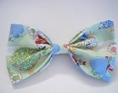 Summer Accessory - In the Park Fabric Hair Bow - medium