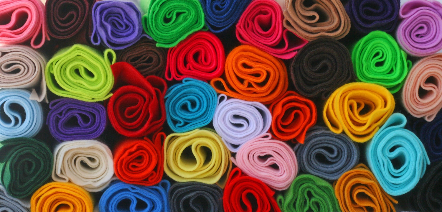 Eco felt,  made from recycled plastic bottles, pick 1 square yard