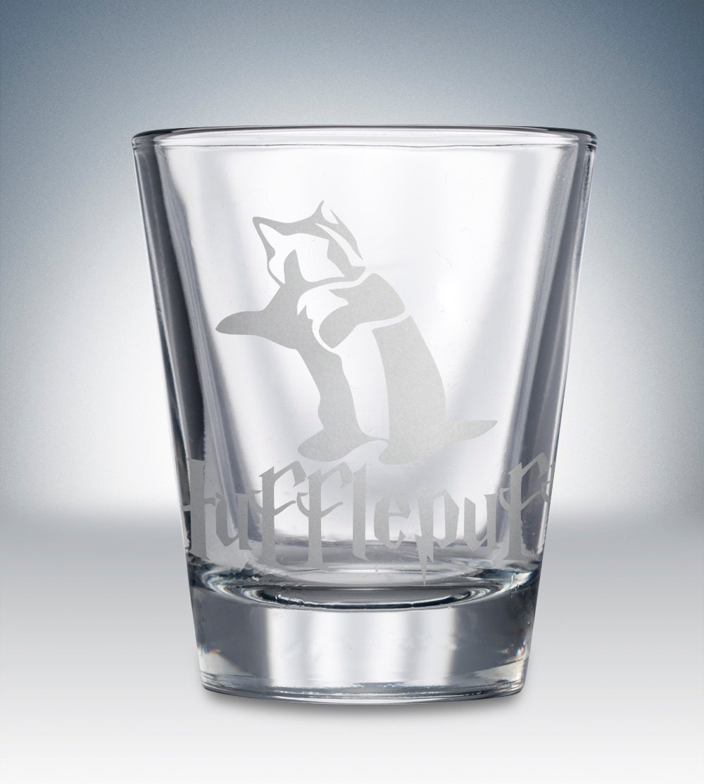 Hufflepuff Logo Shot Glass