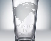 House Stark - Game of Thrones pint glass