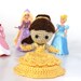 Belle Beauty and the Beast Princess Crochet Doll Amigurumi