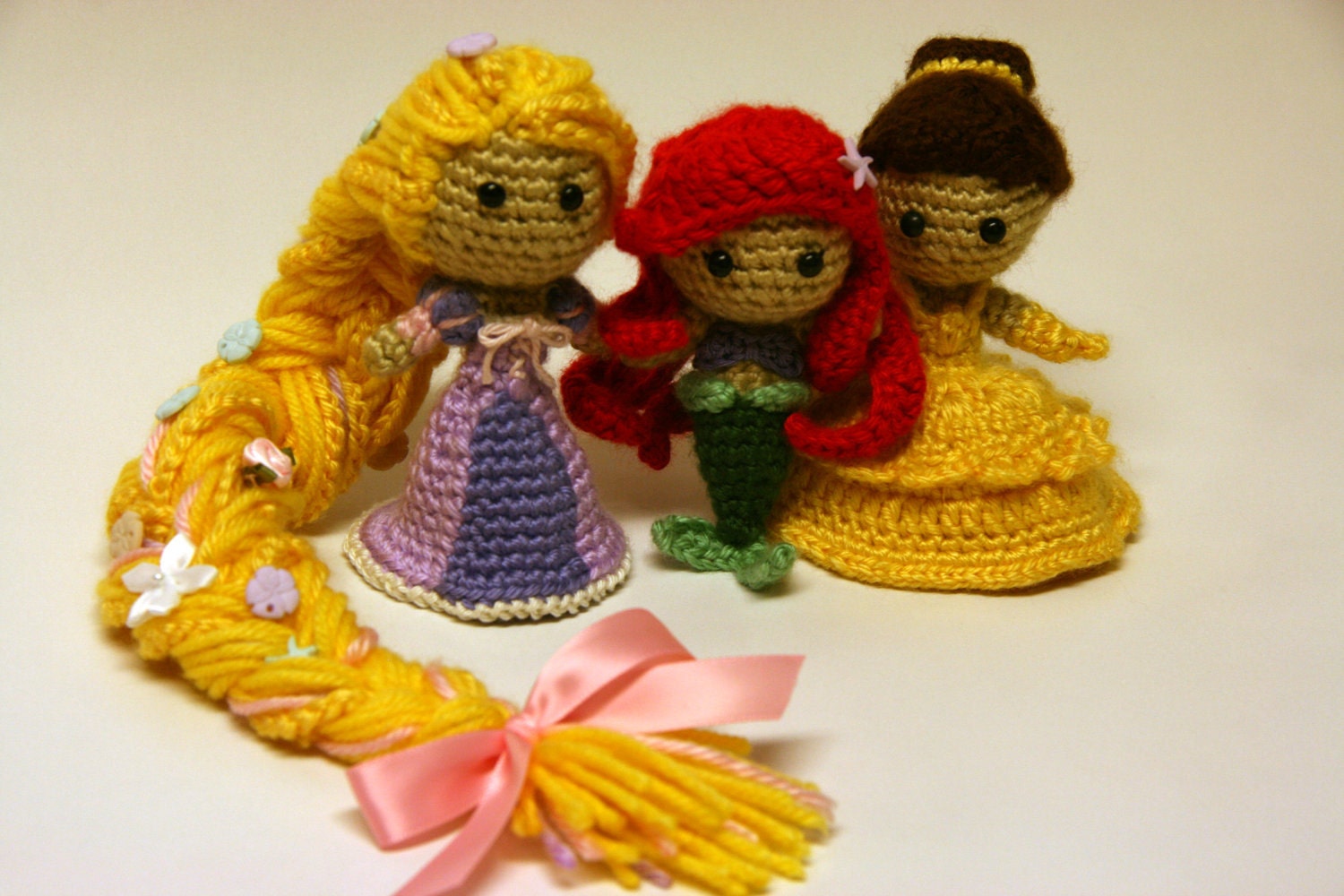 PATTERN Instant Download Belle Beauty and the Beast Princess Crochet Doll Amigurumi