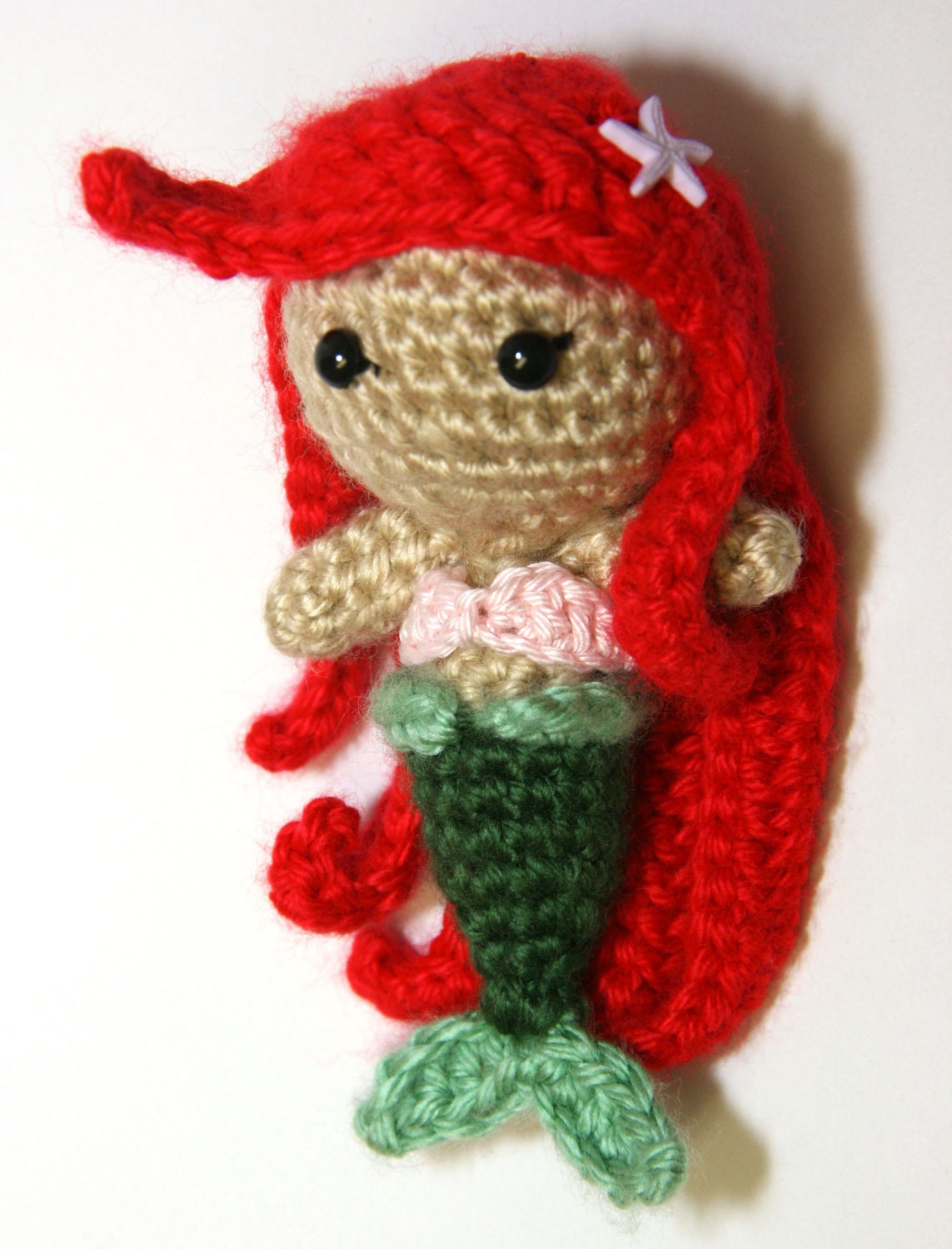 Ariel Little Mermaid Princess Crochet Doll Amirugumi