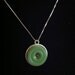 Sea Green Vintage Button Necklace