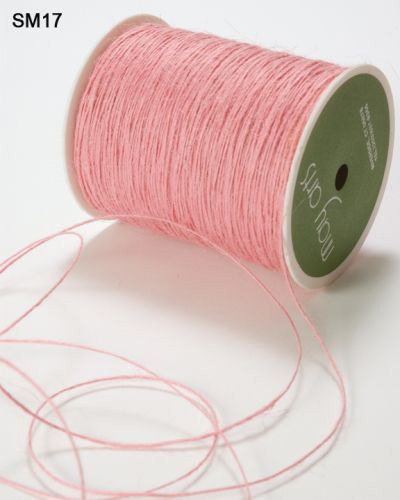 5 Yards of Pink Burlap String
